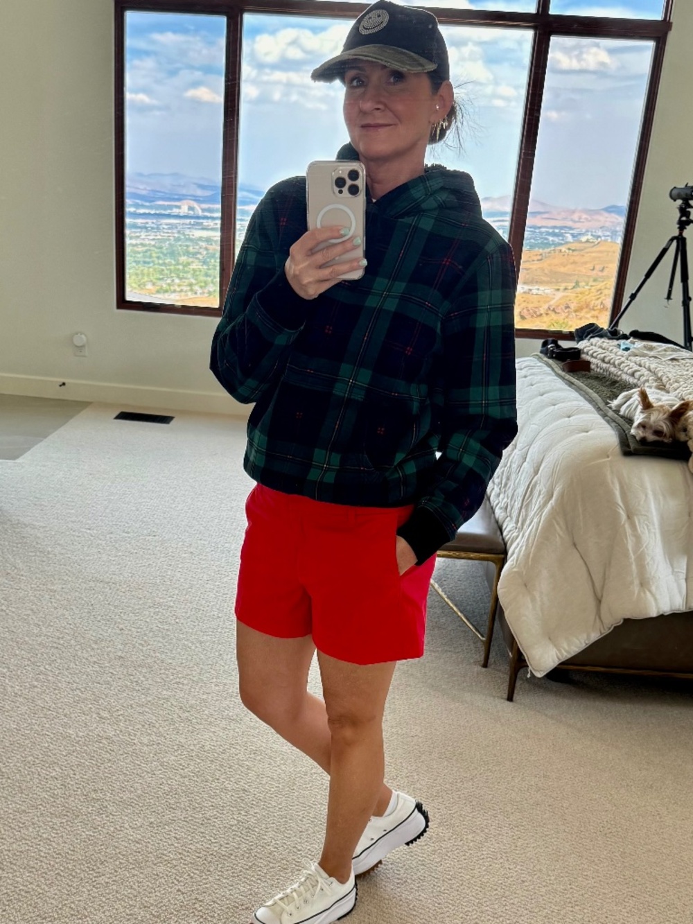 J. Crew, Vintage Red Chino Shorts, Size 8